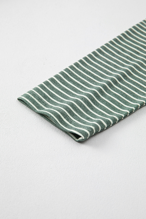 Forestline V-Neck Stripe Top