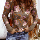  Wildflower Meadow Waffle Knit Top