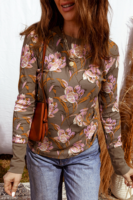 Wildflower Meadow Waffle Knit Top