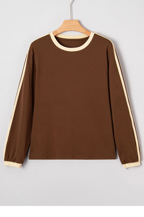Cocoa Sporty Stripe Top