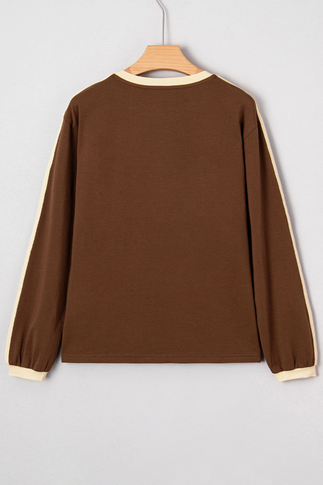 Cocoa Sporty Stripe Top