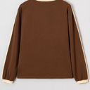  Cocoa Sporty Stripe Top