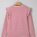  Candy Stripe Ruffle Top