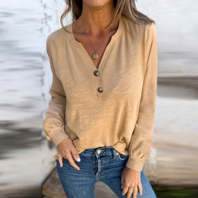 Golden Hour Henley Top
