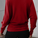  Crimson Ease Dolman Top