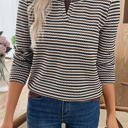  Mocha Rhythm Knit Top
