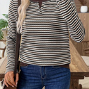  Mocha Rhythm Knit Top