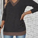  Midnight Mocha Slimline Knit Top