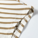  Leopard Trim Stripe Tee