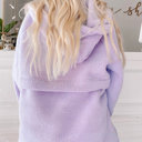  Lavender Cloud Half-Zip Hoodie