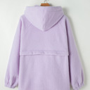  Lavender Cloud Half-Zip Hoodie