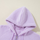  Lavender Cloud Half-Zip Hoodie