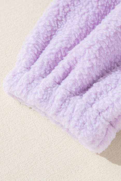 Lavender Cloud Half-Zip Hoodie