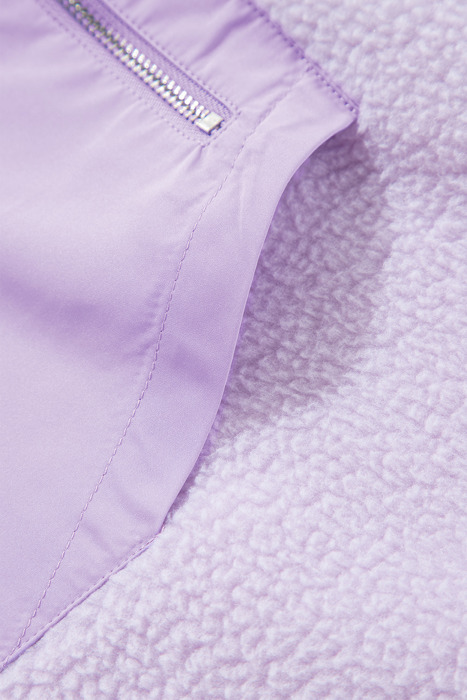 Lavender Cloud Half-Zip Hoodie