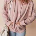  Studded Blush Hoodie