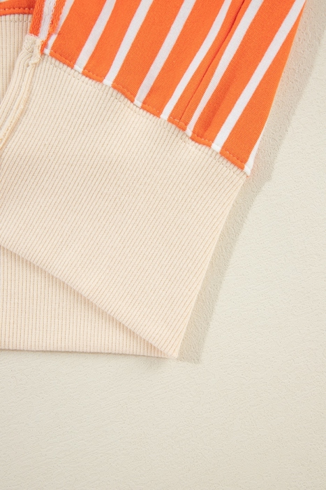 Sunset Stripe Weekend Polo Sweater