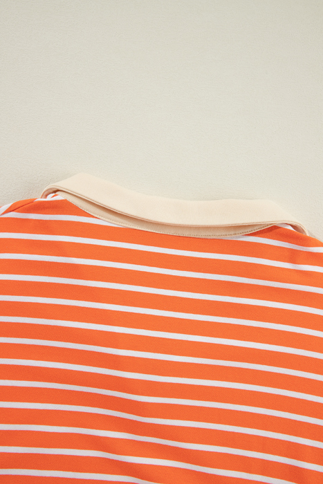 Sunset Stripe Weekend Polo Sweater