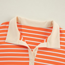  Sunset Stripe Weekend Polo Sweater