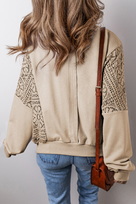 Sahara Lace Sleeve Pullover