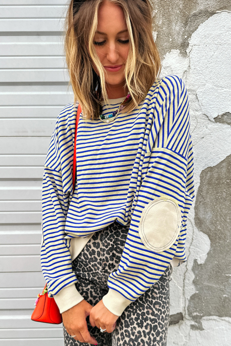 City Muse Striped Pullover