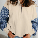  Checkerboard Charm Pullover