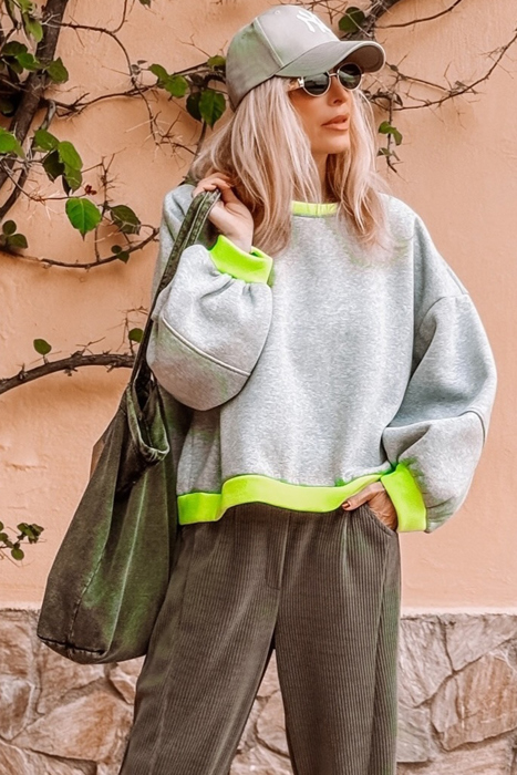 Urban Neon Contrast Top