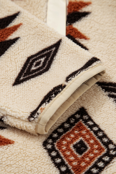 Southwest Cozy Sherpa Pullover