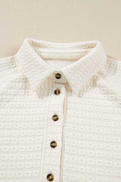Cloud Nine Waffle Pullover Sweater