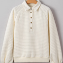  Cloud Nine Waffle Pullover Sweater