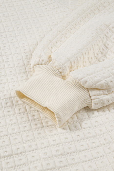 Cloud Nine Waffle Pullover Sweater