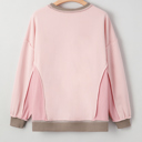  Blush Harmony Waffle Pullover