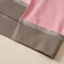  Blush Harmony Waffle Pullover
