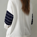  Coastal Stripe Pocket Sweatshirt