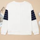  Coastal Stripe Pocket Sweatshirt