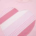  Patchwork Heart Cozy Sweatshirt