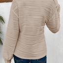  Soft Current Textured Half-Zip Top