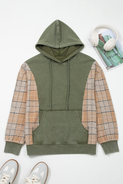 Countryside Cozy Plaid Hoodie