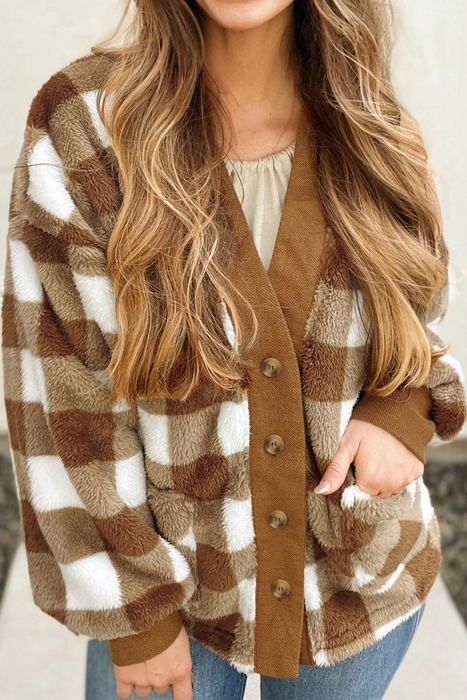 Cozy Checkmate Cardigan