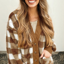  Cozy Checkmate Cardigan