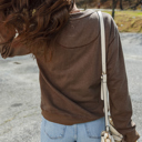  Mocha Mist Button Cardigan