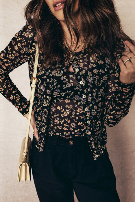 Midnight Meadow Mesh Duo (2pc Set)
