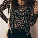  Midnight Meadow Mesh Duo (2pc Set)