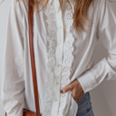  Garden Lace Ruffle Blouse