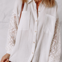  Lace Whisper Button-Up