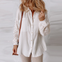  Lace Whisper Button-Up