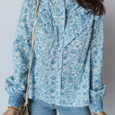  Blue Garden Charm Blouse