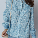  Blue Garden Charm Blouse