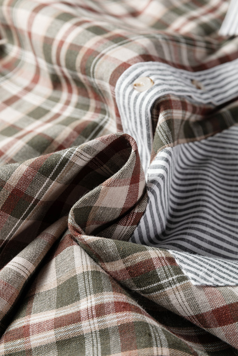 Harvest Haze Patchwork Plaid Shirt
