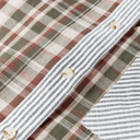  Harvest Haze Patchwork Plaid Shirt