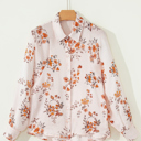  Golden Meadow Bloom Button-Up Blouse